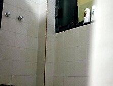 Spying, I left the cell phone recording in the shitter of my step mamma's abode