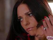 Mindi console Moka with her passionate kisses