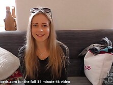 20Yo Kima Does Her First Time Film Cute Tiny Blonde Spinner