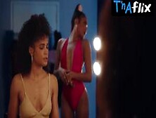 Kyle Kankonde Breasts,  Underwear Scene In Midnight Hustle