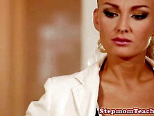 Kayla Green and Tina Alluring in threeway slammed