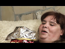 Obese Playgirl Fights for Penis