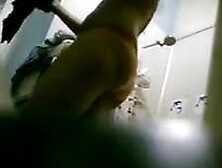 Hidden Cam - Caught In Bathroom