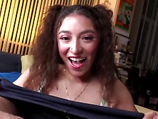 Jessica Malone wears glasses while taking on a big dick