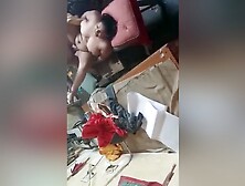 Chubby Aunty Sex With Worker Inside Factory