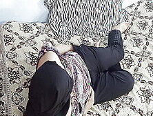 Really Indian Hot Wife Wearing Arabic Hijab On Live Webcam Plays With Husband S Big Cock