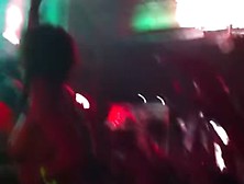 Girl Topless At Skrillex Concert