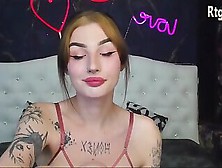 Pink Lingerie Russian Transgirl With Full Tattoos And Small Cock Camshows Solo