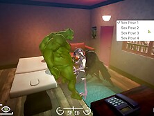 Ep9: Fucking Ava Against The Wall (Sex Pose 4) - Orc Massage