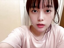 A hairy college girl masturbates by touching her smelly pussy after coming home from the gym.