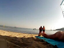 Group Of Girls Enjoying The View At The Beach