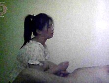 Pretty Chinese Massage Girl Loves Stroking Me