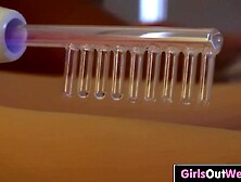 Cuties Out West - Pleasing unshaved angels lick every other