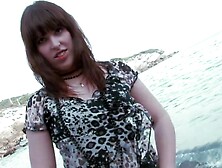 two large dongs in one petite and enchanting smashed in pink vagina