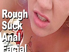 Claire James & Simon Synister Rough Suck Anal Facial Zy2687