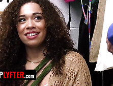 Broke College Student 18+ Tries Shoplifting A High-tech Sex - A Dildo That Creams