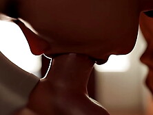Gamer fiance gets surprise oral sex from horny stepmom under desk during livestream ▶ 3D Family Porn