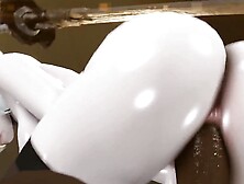 2B Cowgirl Jumping On A Dark Dong