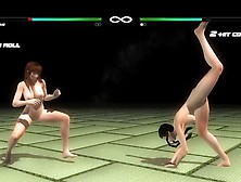 Naked Doa Fights: Kasumi Vs.  Pai