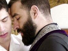 Kneeling Servant Bastians Obsession with Leandros Thunderous Dominion