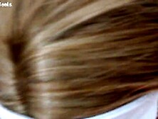 Preview - Blond mother I'd like to fuck clothed in white throatpie with sunglasses POV