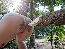 Sexy Amateur Lorrany Exotica Takes Wood In The Woods