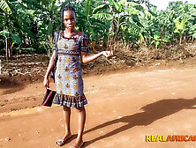 Small College Student 18+ Picked Up Outdoors For Bbc Pounding