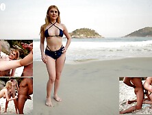 Daped-In-Public #9 : Beautiful & Sexy 22 Years Brazilian Blonde