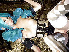 League of Legends Hentai NEEKO GWEN Japanese Cosplay Goth Lesbian FUTA SQUIRT CumShot TIGHT PUSSY