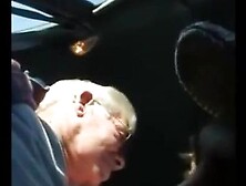 Blowjob In The Car With A Young Stud And An Older Gentleman