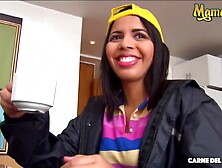 CarneDelMercado - Lucero Perez Voluptuous Colombian Babe Gets Fucked Hard By Horny Stranger - Cumshots