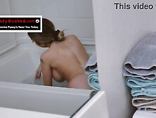 Stepson Spying On Older Tattooed Mother I'd Like To Fuck Masturbating Whilst Bathing (Kat Dior) - StepMommyLoves. com