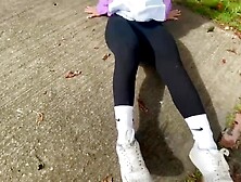 I bang a stranger in the street exercising (Athene Samael and eros 08)