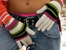 "Michelle's Winter Masturbates - Solo Female Orgasm with Toys"