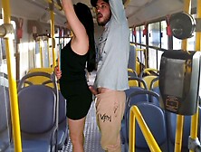 Student 18+ Gets Fucked On The Bus!
