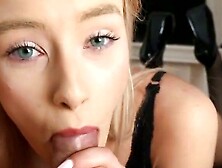 Blonde Russian Teen Escort Gives A Pov Blowjob For $100