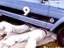 BIJOU VIDEOS - Retro backdoor bandits bare fuck outdoors and spray big load (Chris Allen,  Allison Parker)
