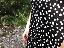Public Flashing in Nylons and Heels