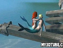 3D Little Mermaid Ariel Getting Fucked Underwater