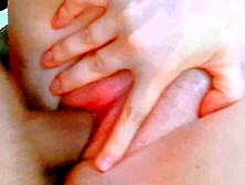 first with a finger masturbating her