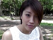 Short Hair Incredible Japanese Amateur Outdoors Oral And Sweaty Vehicle Sex