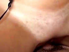 UK Babe Struggles On Dick While Getting Spanking Lesson