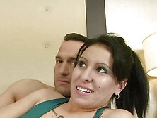 To show off her phenomenal blowjob skills Kayla Jade makes