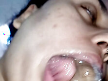 Madly Bubbling All Her Spit On Hard Cock,  Slut Loves An Extreme Blowjob