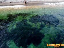 Drone Spies On Naked Surfer With Amazing Views