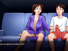 Stepmom in sofa, sofa sex