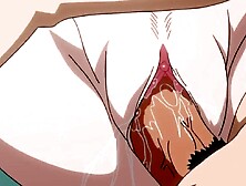 Short-haired anime girl is tit-fucked and fucked in HC cartoon