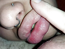 NAUGHTY GIRL IS HAPPY TO RECEIVE A LOT OF CUM IN HER BEAUTIFUL LITTLE MOUTH