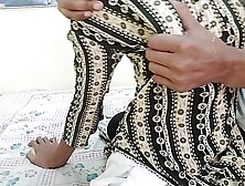 Brought the slut living in the Indian native village to the house and pressed her breasts a lot and pounded her