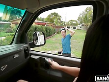 Back of the bus hotty